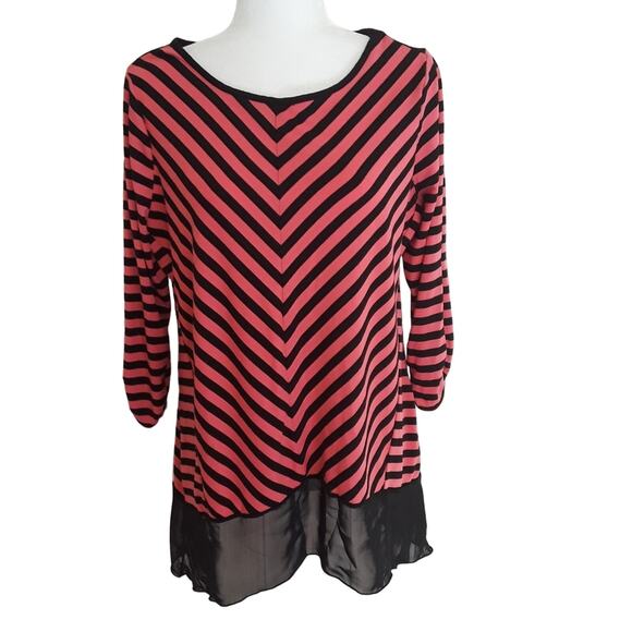 Notations Long Sleeve Top - Picture 1 of 7